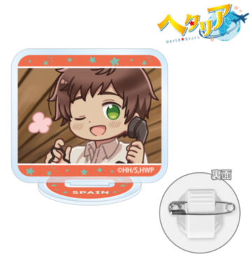 スペイン ゆるコマ アクリルスタンドマルチバッジ