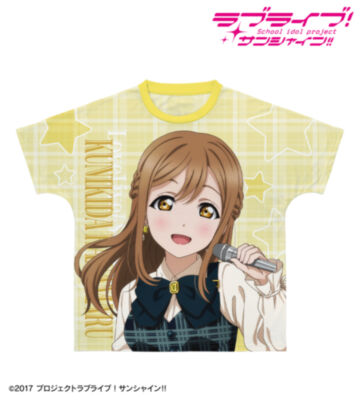 描き下ろし 国木田花丸 チェックワンピース衣装ver. フルグラフィックTシャツ