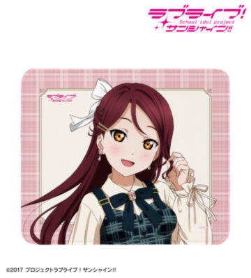 描き下ろし 桜内梨子 チェックワンピース衣装ver. マウスパッド