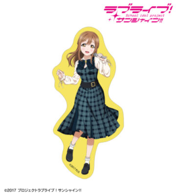 描き下ろし 国木田花丸 チェックワンピース衣装ver. ダイカットステッカー