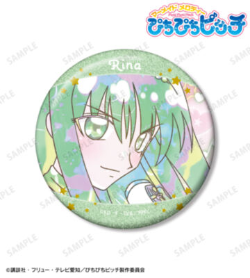 リナ Ani-Art KAWAII label 75mmグリッター缶バッジ