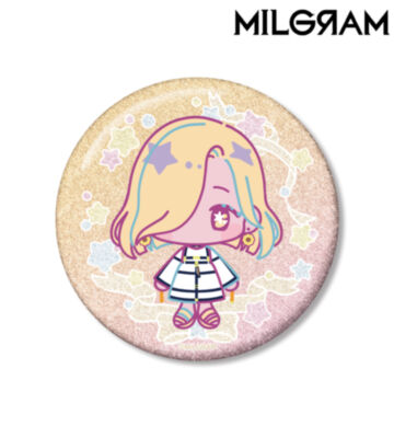マヒル ゆめぷち 75mmグリッター缶バッジ
