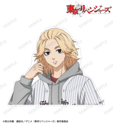 描き下ろし 佐野 万次郎 ベースボールシャツver. 特大ダイカットアクリルパネル
