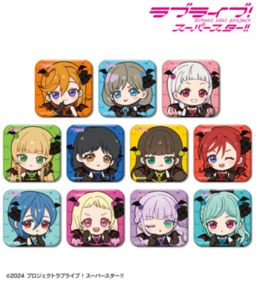 トレーディング ちびキャラ 悪魔ver. スクエア缶バッジ