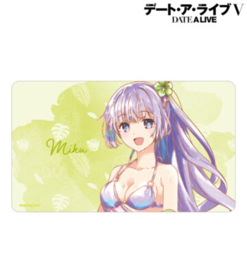 描き下ろし 誘宵美九 デート・ア・バカンスver. Ani-Art aqua label マルチデスクマット