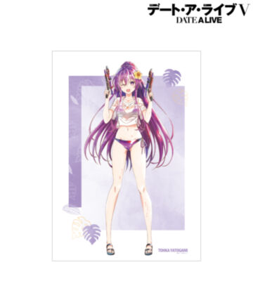 描き下ろし 夜刀神十香 デート・ア・バカンスver. Ani-Art aqua label A3マットポスター