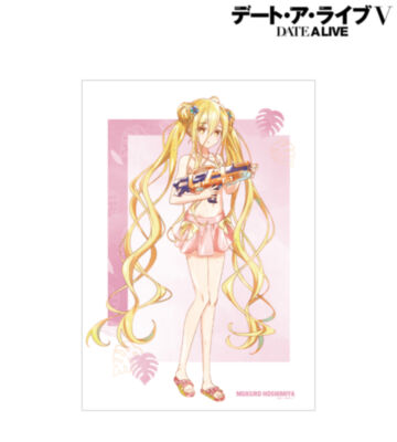 描き下ろし 星宮六喰 デート・ア・バカンスver. Ani-Art aqua label A3マットポスター