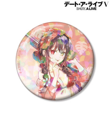 描き下ろし 時崎狂三 デート・ア・バカンスver. Ani-Art aqua label 75mmホログラム缶バッジ