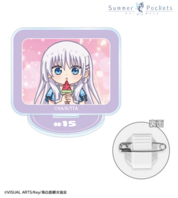 鳴瀬しろは ゆるコマ アクリルスタンドマルチバッジ ver.B