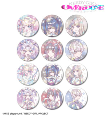 トレーディング Ani-Art KAWAII label マット缶バッジ