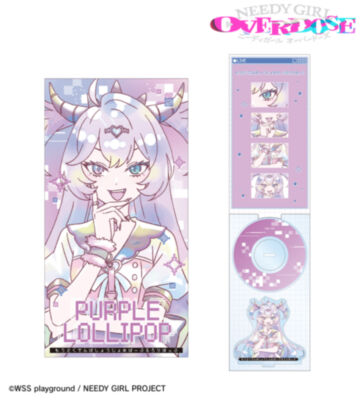 パープル・ロリポップ Ani-Art KAWAII label 8cmシングルCD風アクリルスタンド
