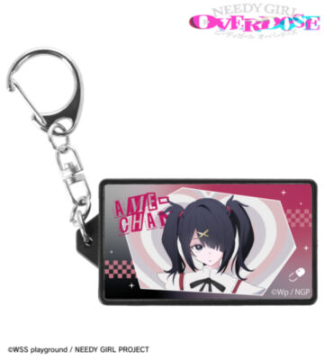 あめちゃん LEDレトロ看板風キーホルダー