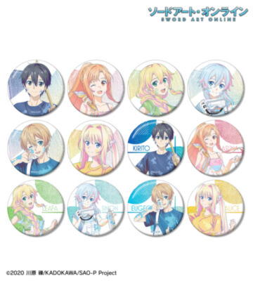 描き下ろし ペイントスタイルver. トレーディング Ani-Art clear label 第2弾 グリッター缶バッジ