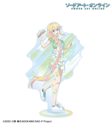 描き下ろし リーファ ペイントスタイルver. Ani-Art clear label 第2弾 BIGアクリルスタンド
