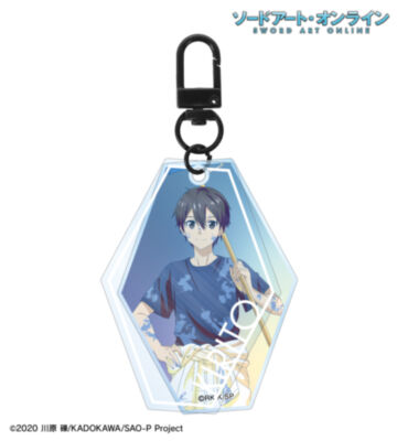 描き下ろし キリト ペイントスタイルver. Ani-Art clear label 第2弾 2連スライドアクリルキーホルダー