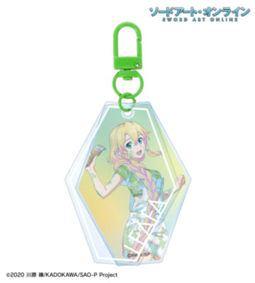 描き下ろし リーファ ペイントスタイルver. Ani-Art clear label 第2弾 2連スライドアクリルキーホルダー