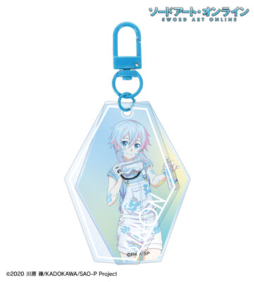 描き下ろし シノン ペイントスタイルver. Ani-Art clear label 第2弾 2連スライドアクリルキーホルダー