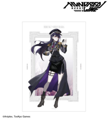カラスBTKさんイラスト 雫原比留子 ミリタリーver. A3マットポスター カラオケの鉄人 コラボ