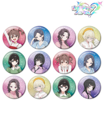 撮り下ろし 2nd MVアイドルver. トレーディンググリッター缶バッジ