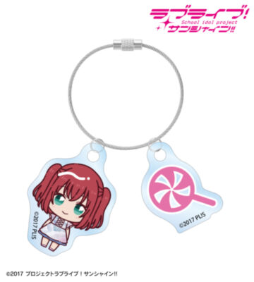 黒澤ルビィ 3rdソロコンサートver. ちょこんと！ 2連ワイヤーアクリルキーホルダー