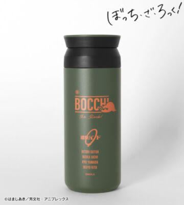 KINTOコラボ 結束バンド トラベルタンブラー 500ml アッシュグリーン（ダーク）