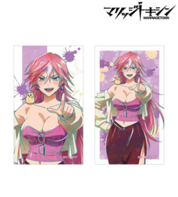 嵐山キミ恵 Ani-Art イラストカード2枚セット