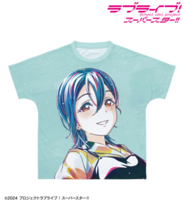 若菜四季 Let's be ONE Ani-Art フルグラフィックTシャツ