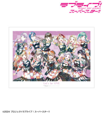 集合 Let's be ONE Ani-Art A3マットポスター