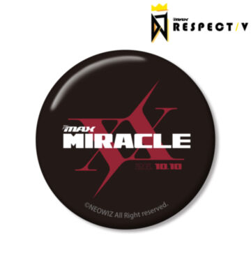 『2026 DJMAX MIRACLE: 10.10』ロゴ 缶バッジ