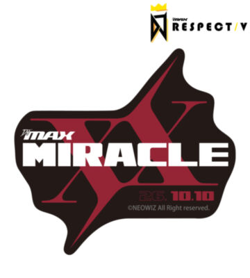 『2026 DJMAX MIRACLE: 10.10』ロゴ ダイカットステッカー
