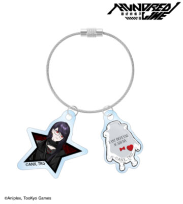 REOさんイラスト 雫原比留子 チャイナパンクver. 2連ワイヤーアクリルキーホルダー POP UP SHOP in マルイ