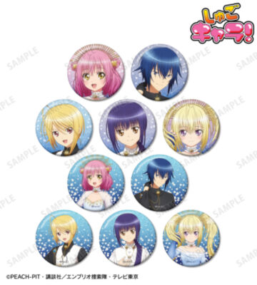 描き下ろし 星空ドレス&星空スーツver. トレーディンググリッター缶バッジ