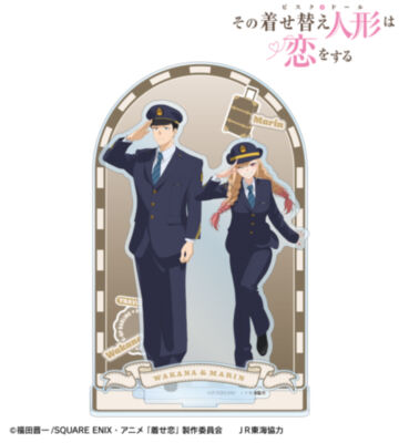 描き下ろし 喜多川 海夢&五条 新菜 駅員ver. アクリルジオラマスタンド