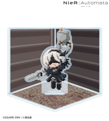 2B DOT DOT キューブ型ジオラマ風アクリルスタンド