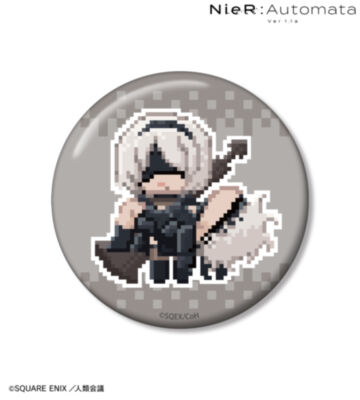 2B/9S DOT DOT 100mm缶バッジ ver.A