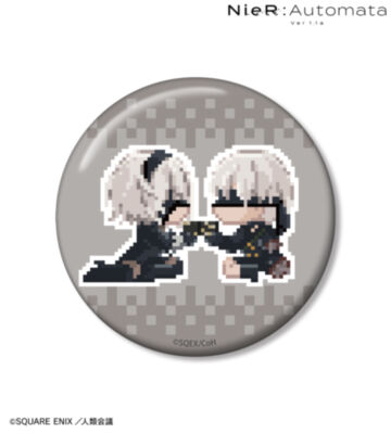 2B/9S DOT DOT 100mm缶バッジ ver.B
