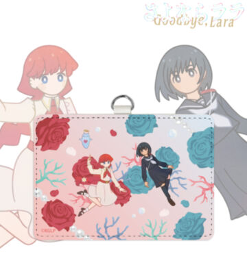 ララ＆大津茉里 Botania ネックストラップ付き2ポケットパスケース