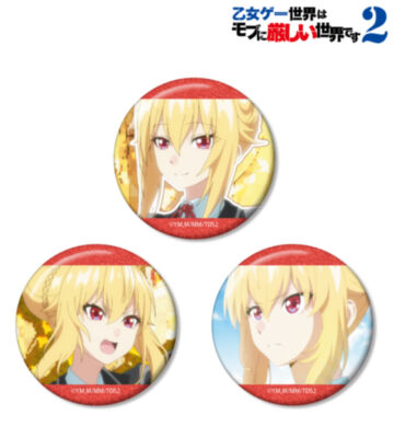 アンジェリカ 場面写グリッター缶バッジ3個セット