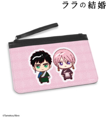 ウルジ&ラムダン ちょこんと！ PUレザーフラットポーチ
